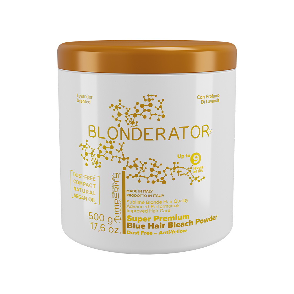 Blonderator Super Premium Blue Hair Bleach Powder Argan Oil 500g IP