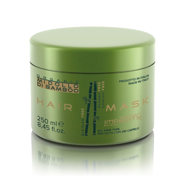 Organic Midollo Di Bamboo Hair Mask Paraben Free 250ml IP